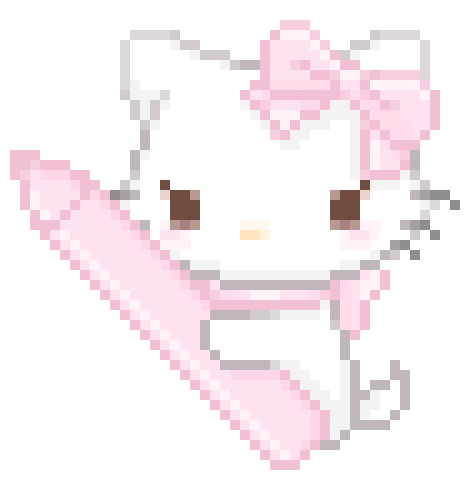 Hello Kitty Cat Sticker