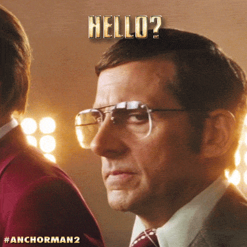Steve Carell Hello GIF by Anchorman Movie Find & Share on GIPHY