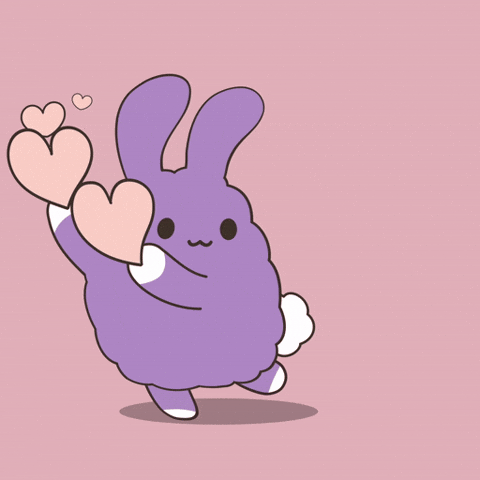 Japan Cute Bunny GIF by Moriusa