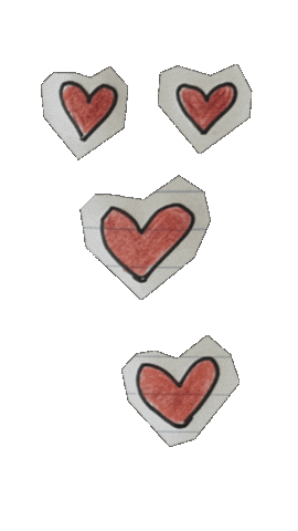 Paper Hearts Sticker
