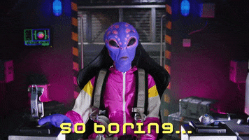 Tired Aliens GIF by GIPHY Studios 2021