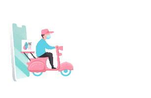 Food Delivery Sticker by Pokè Kal