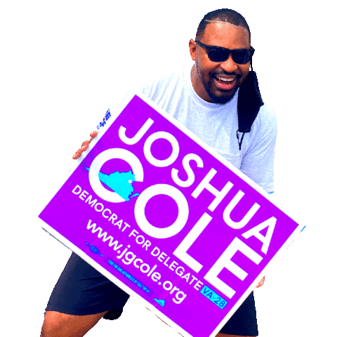 Jcole4Va Sticker by Del. Joshua Cole