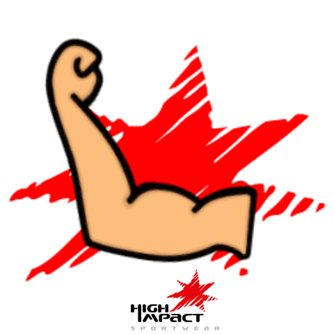 High Impact sportwear Sticker