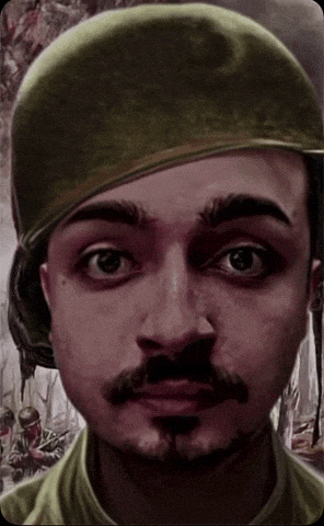 Thousand Yard Stare Vietnam GIF