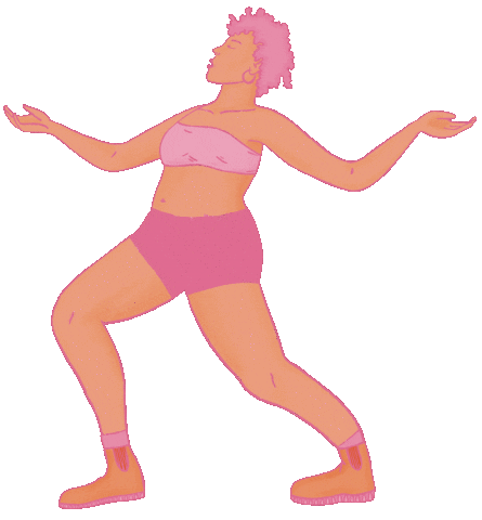 Dance Women Sticker