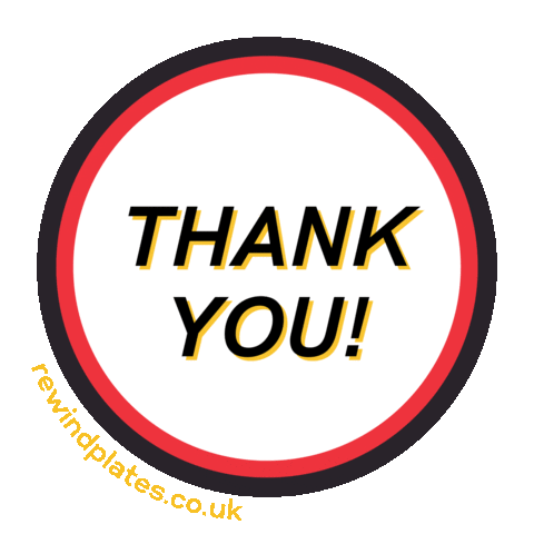 Rewind Plates Sticker