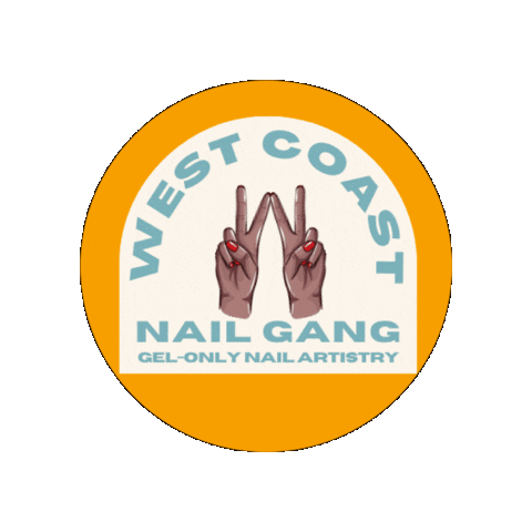 West Coast Nail Gang Sticker