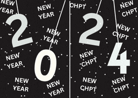 Happy New Year Christmas GIF by Sweet Charee Gallery