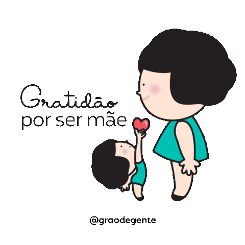 Mothers Day Love Sticker by Grão de Gente