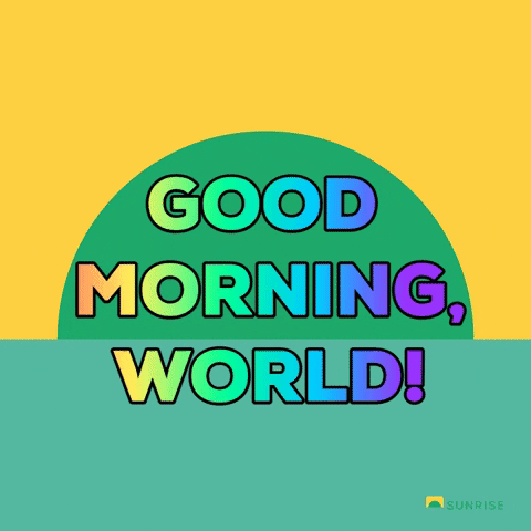 Coffee Hello GIF by Sunrise Capital