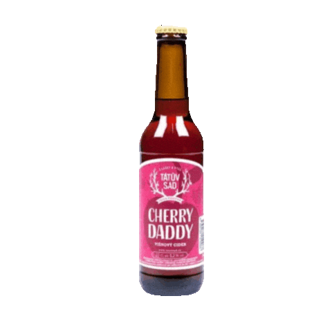 Cherry Cider Sticker by Tátův Sad
