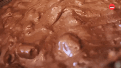 melted chocolate gif