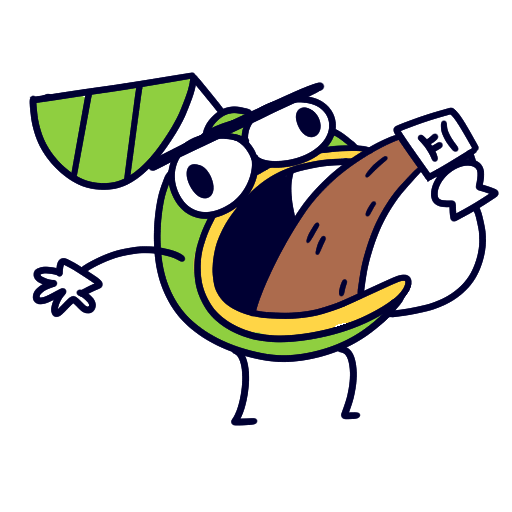 Sleepy Coffee Sticker