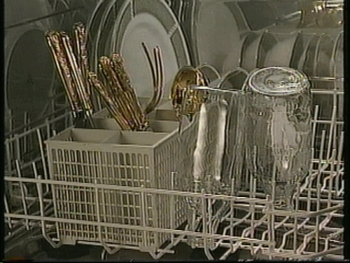  90s retro vhs dishwasher keeping up appearances GIF