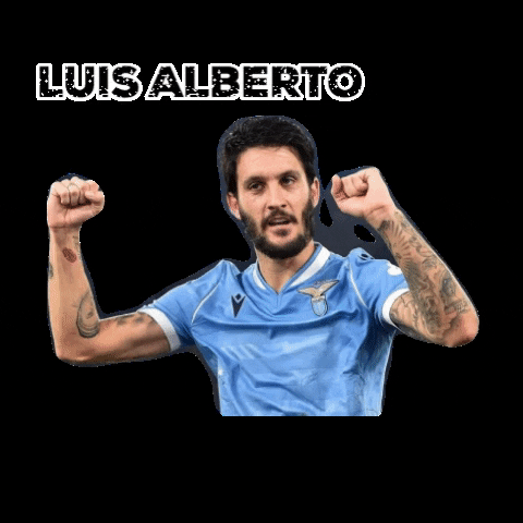 Luis Alberto Lazio Goal Esultare Radiosei Giocatore GIF by lazio radiosei