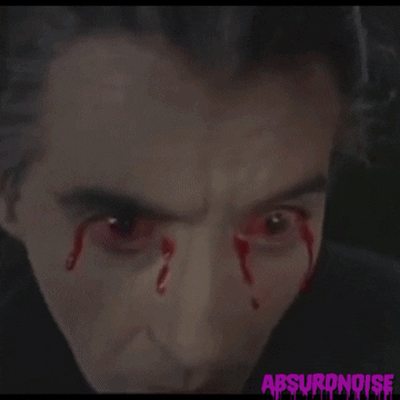 christopher lee horror GIF by absurdnoise