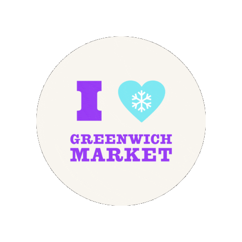 Christmas Snowflake Sticker by greenwichmarket