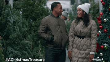 Christmas Tree Date GIF by Hallmark Channel