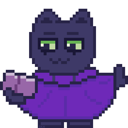 Black Cat Sticker