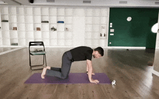Yoga Pose Back Care GIF by YOGABODY