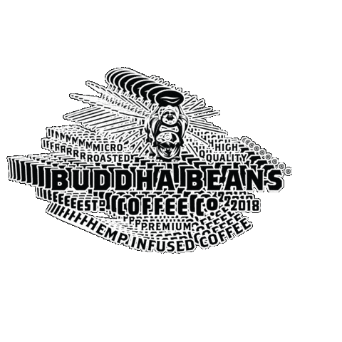 Coffee Cbd Sticker by buddhabeanscoffee