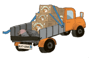 Truck Auto Sticker by Jupitermond Verlag