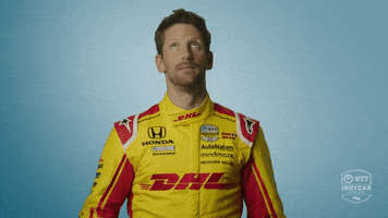 Pointing Up Romain Grosjean GIF by INDYCAR