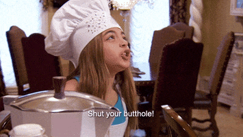 Real Housewives Of New Jersey Shut Up GIF