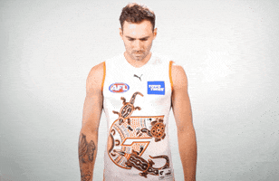 Afl Arms Crossed GIF by GIANTS