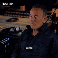Bruce Springsteen Yes GIF by Apple Music