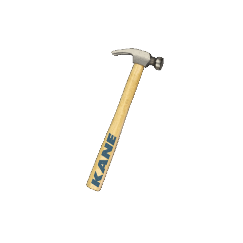 Building Hammer Sticker by Kane Constructions