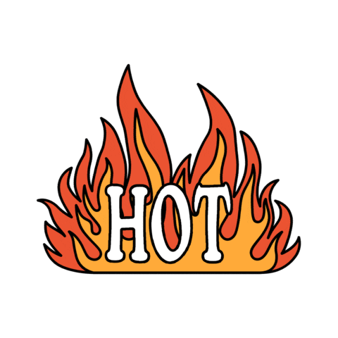 Fire As Is Sticker by BuzzFeed