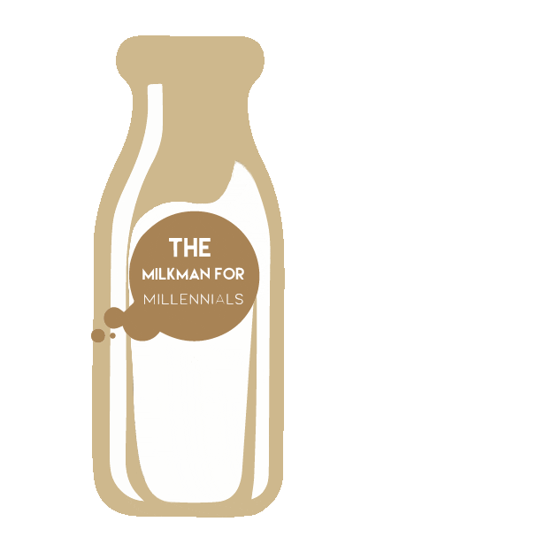 The Milkman For Millennials Sticker
