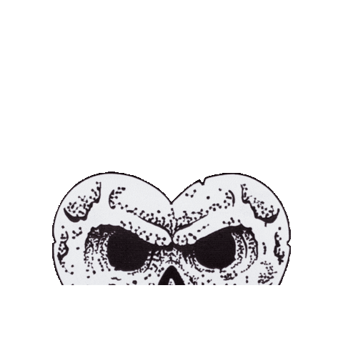 Born And Raised Skull Sticker by Dine Alone Records