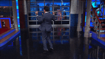 stephen colbert happy dance GIF by The Late Show With Stephen Colbert