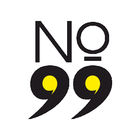 99 Sticker by Liya Neon Atelier