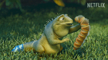 Worm Eating GIF by NETFLIX