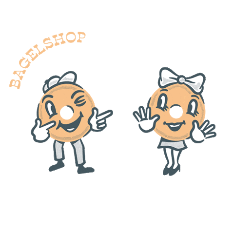 Bagelshop Sticker
