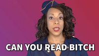 Can you read bitch? - Holly Logan
