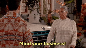 None Of Your Business Reaction GIF by CBS