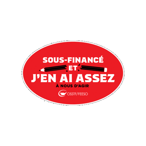 OSSTF/FEESO Sticker