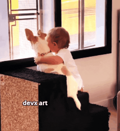 Dog Love GIF by DevX Art