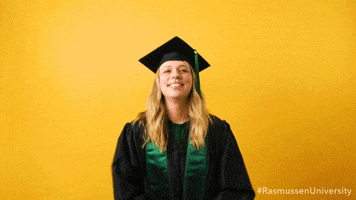 University Graduation GIF by Rasmussen University