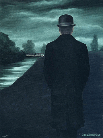 Rene Magritte Surrealism GIF by joelremygif