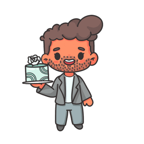 Chef Pastel Sticker by VanilleCouture | Los Vanilos