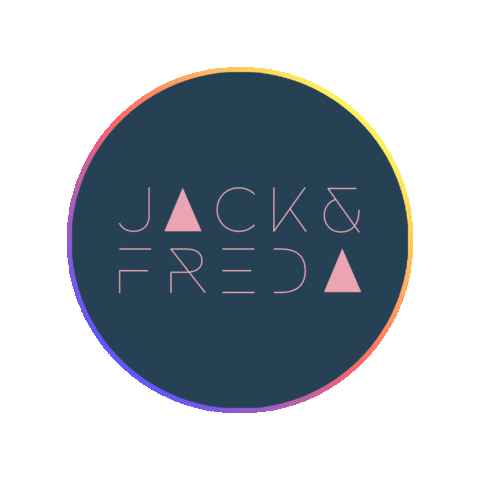 Jack & Freda Sticker
