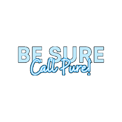Besurecallpure Sticker by DFW PURE PLUMBING