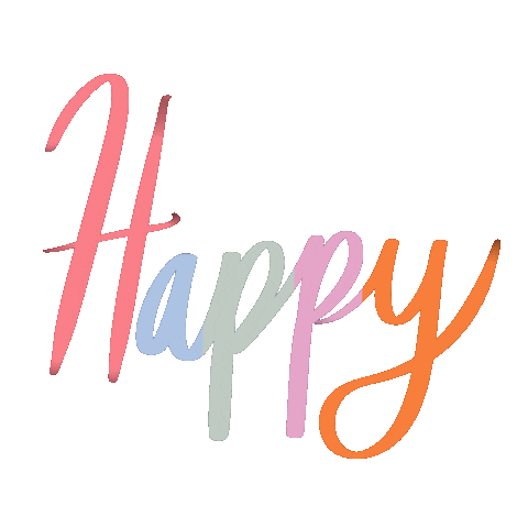 Happy Sticker
