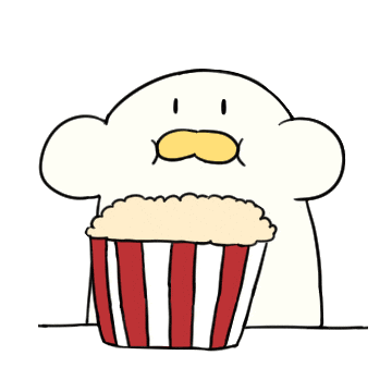 Duck Eating Sticker